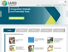 Tablet Screenshot of iard.org